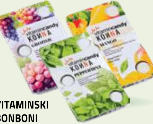 Vitaminski Bonboni 18 g Konnas - Akcija v trgovini E.Leclerc