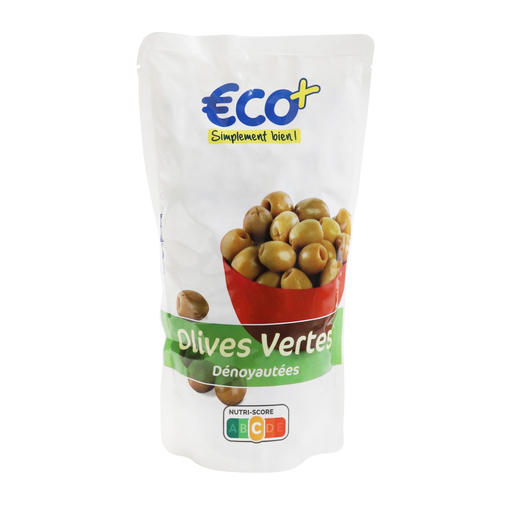 ECO+ Olives Vertes 740 g - Akcija v trgovini E.Leclerc