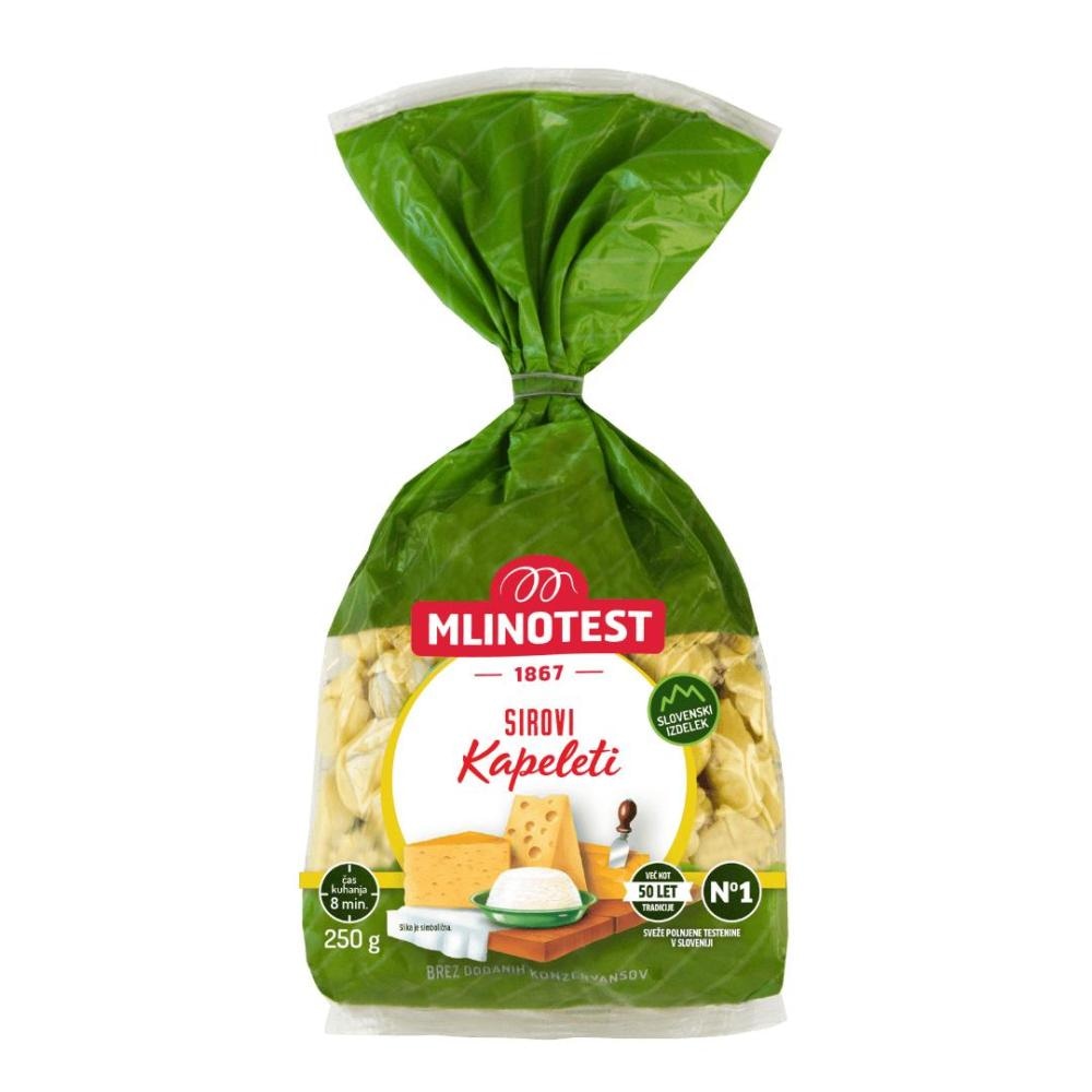 Sirovi kapeleti Mlinotest 500 g - Akcija v trgovini Mercator