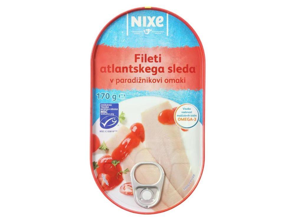 Fileji sleda v paradižnikovi omaki Fisher King 170 g - Akcija v trgovini Eurospin