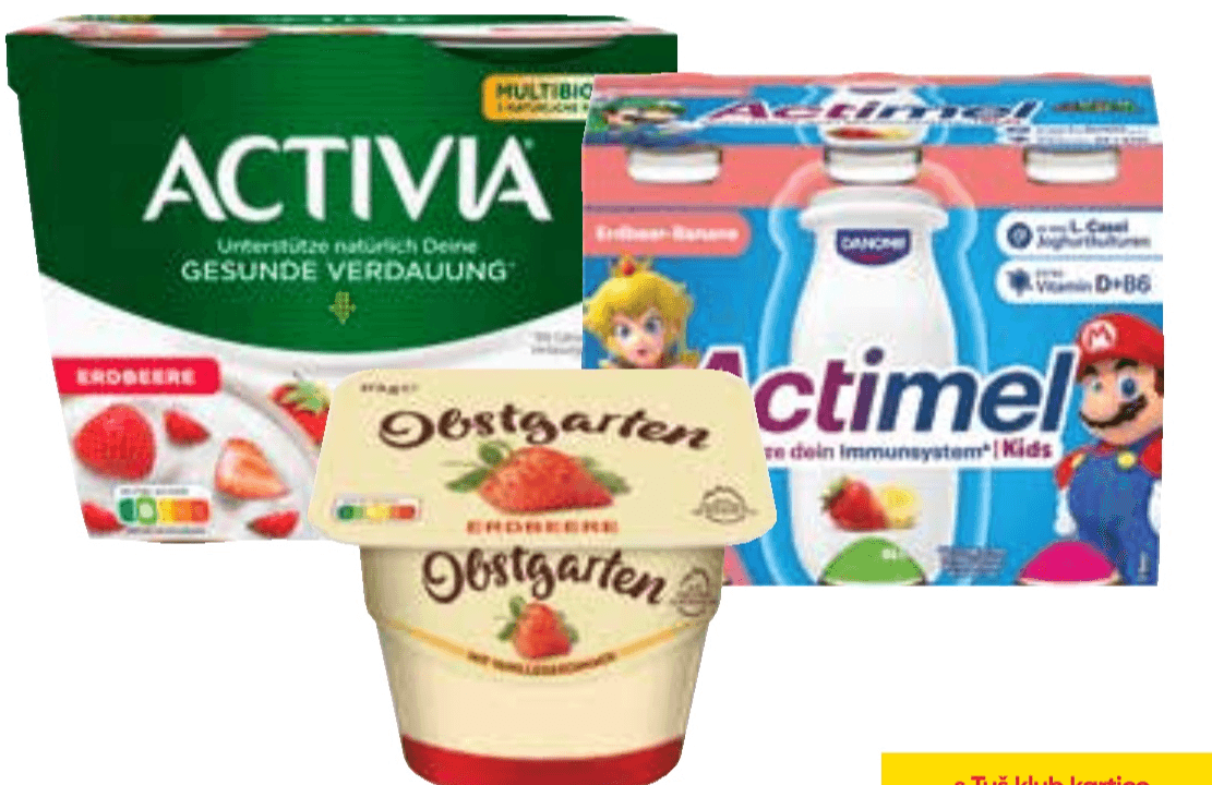 Danone izdelki - Akcija v trgovini Tuš