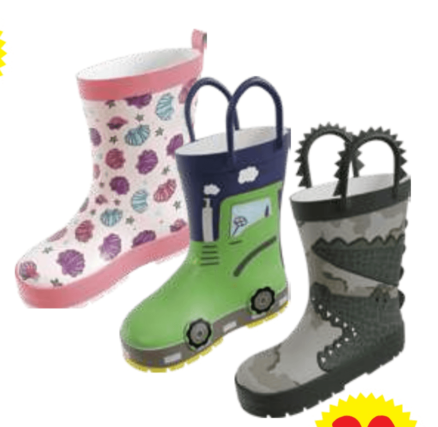 Otroški dežni škornji Tissaja - Akcija v trgovini E.Leclerc