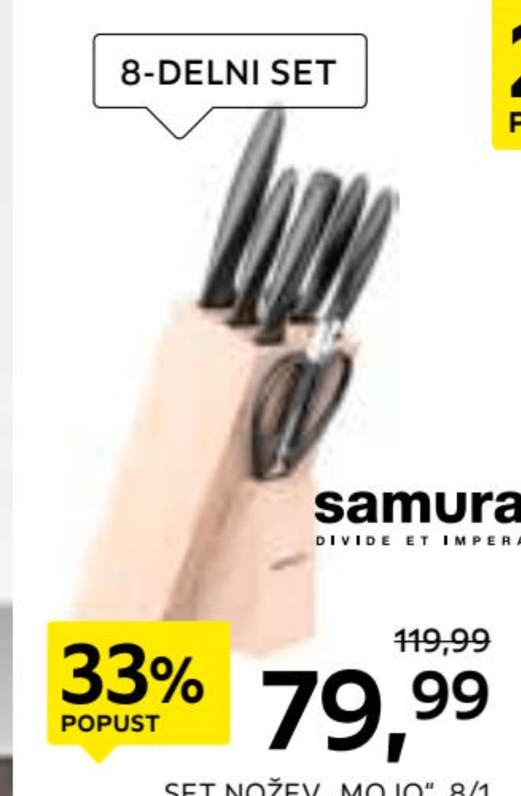 WMF Set nožev Mojo 8/1 - Akcija v trgovini Lesnina