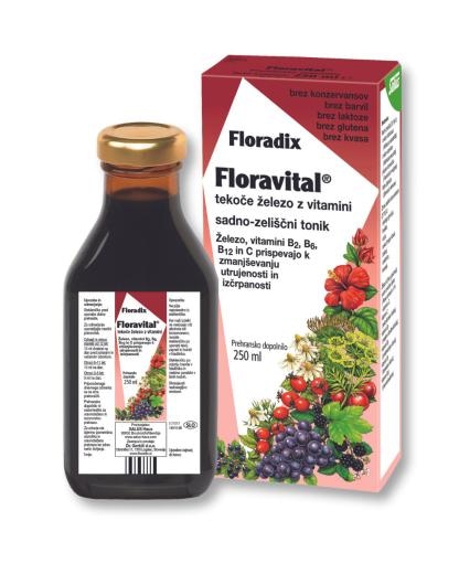 Floradix Floravital Tonik 250 ml - Akcija v trgovini Tuš