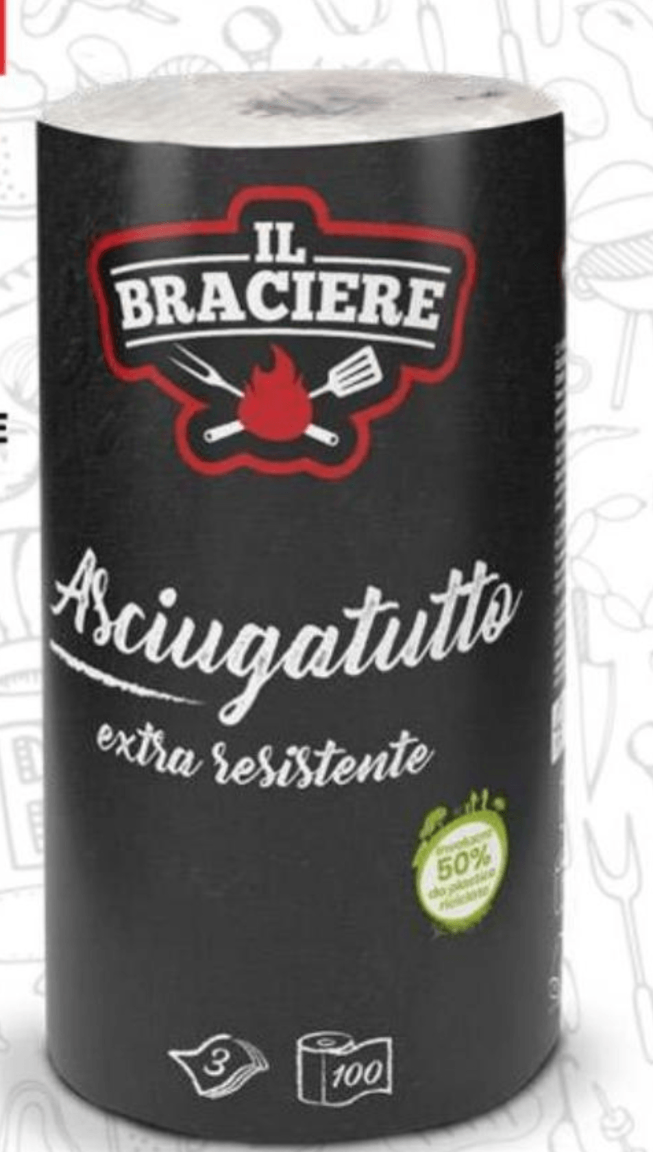 IL BRACIERE Papirnate brisače - Akcija v trgovini Eurospin