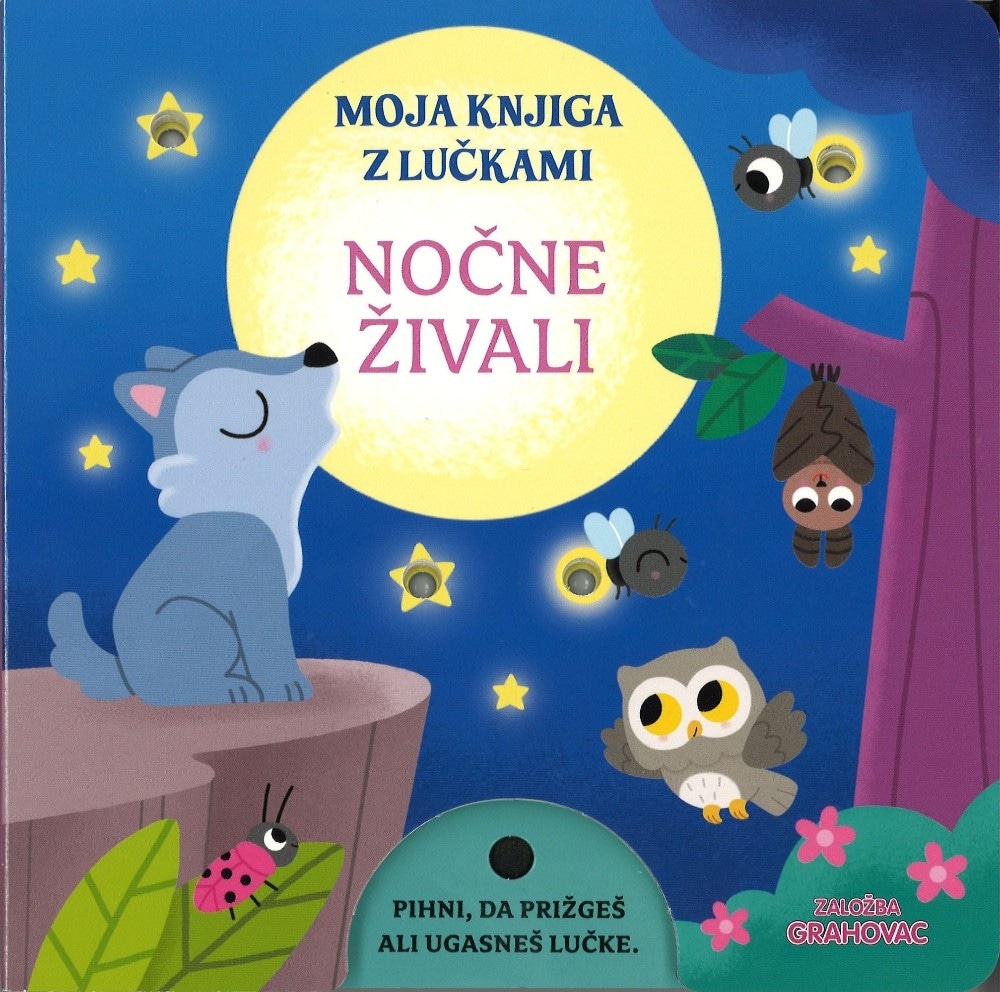 Moja knjiga z lučkami Nočne živali Akcija v trgovini Lidl