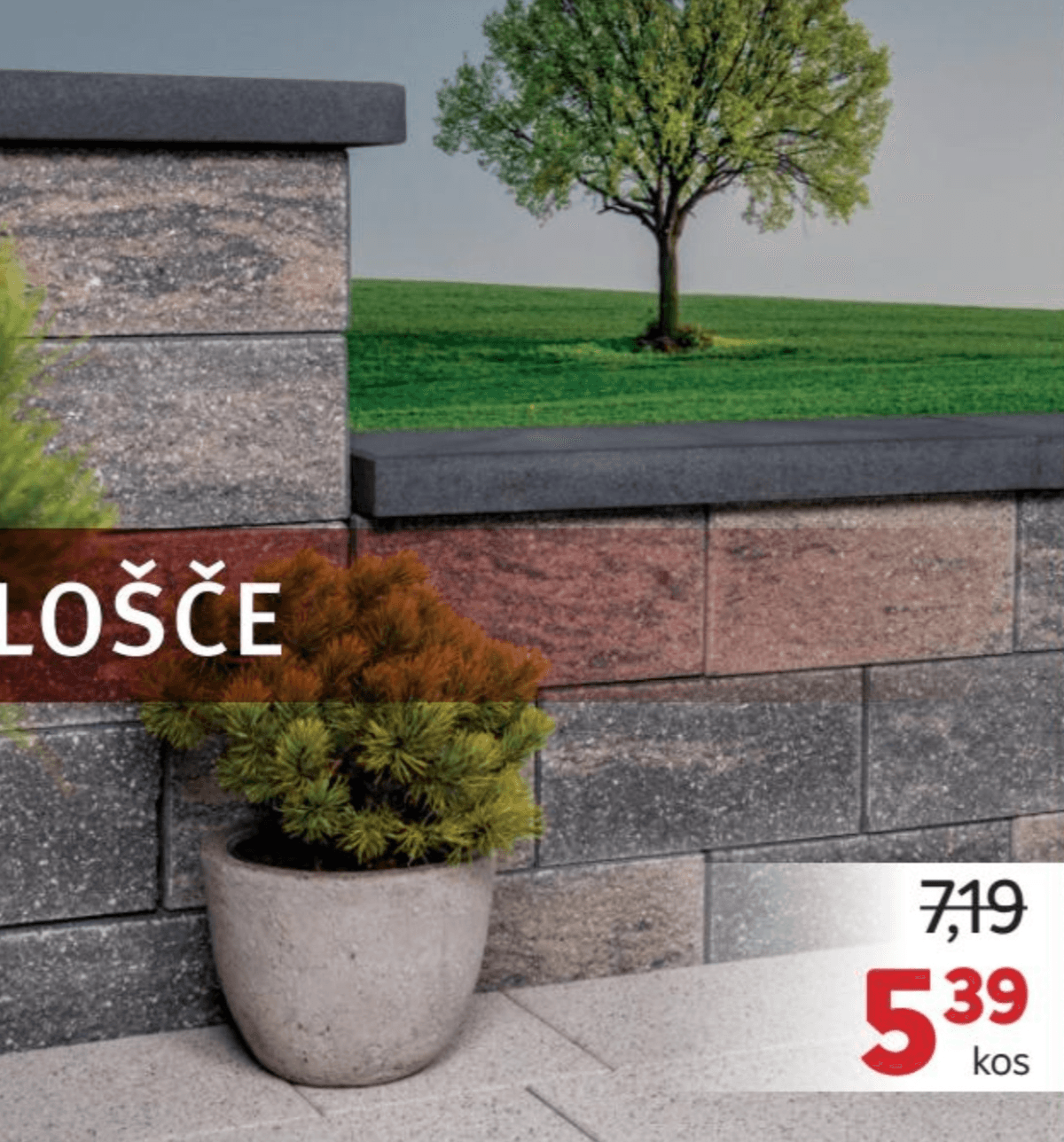 Ograjni elementi - Akcija v trgovini Merkur