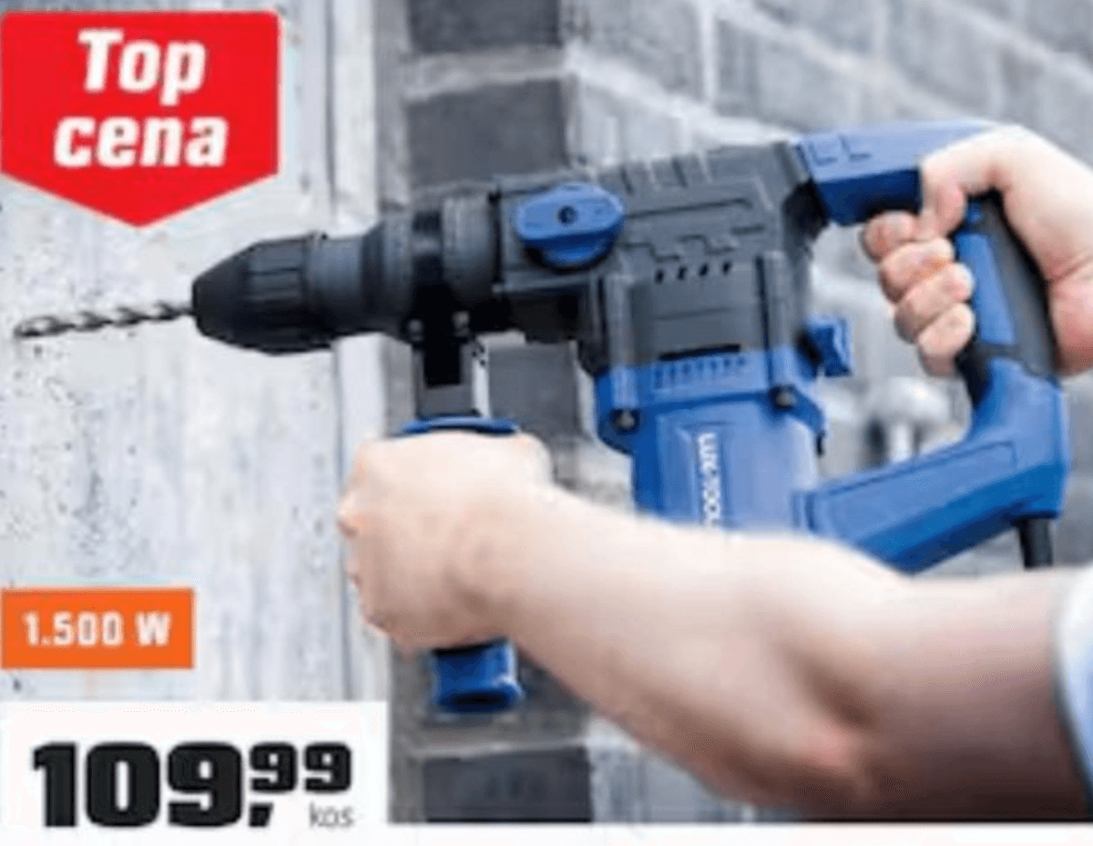 Vrtalno kladivo LUX-TOOLS - Akcija v trgovini Obi