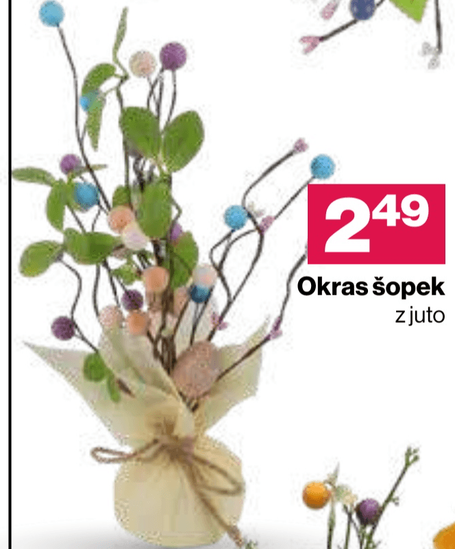 Okras šopek - Akcija v trgovini Mercator