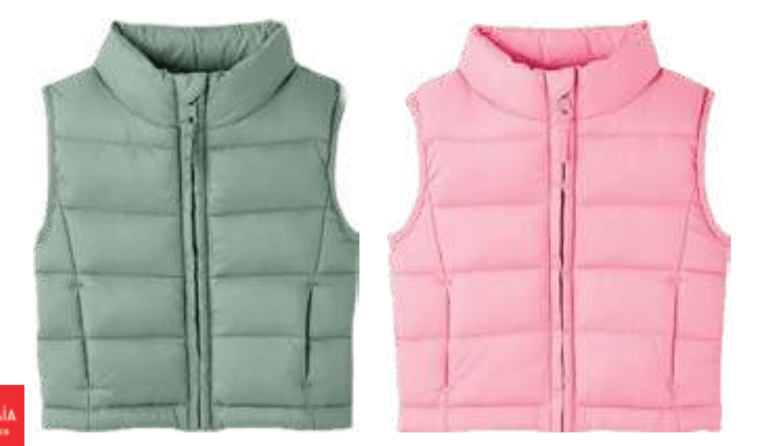 Deški ali dekliški prešit brezrokavnik TISSAIA Basics - Akcija v trgovini E.Leclerc