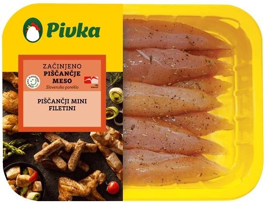 Začinjeno pakirano meso Pivka Akcija v trgovini Spar