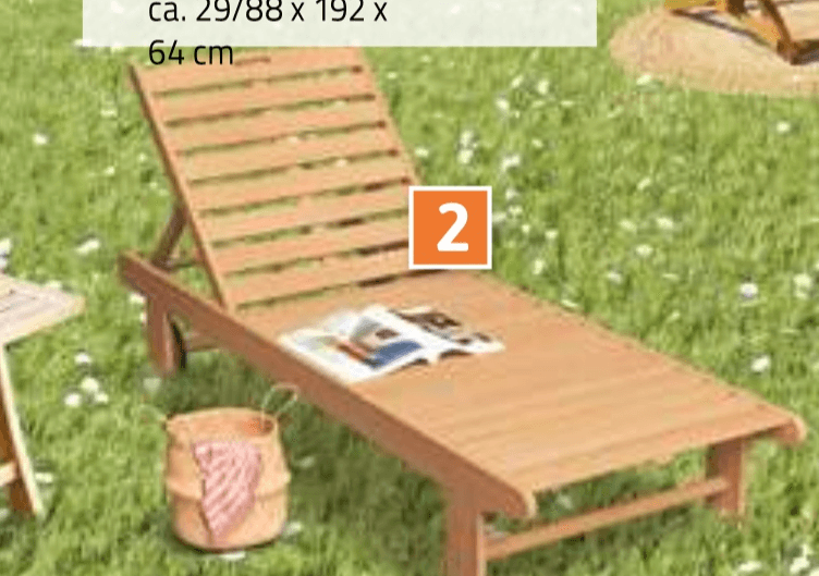 Ležalnik - Akcija v trgovini E.Leclerc