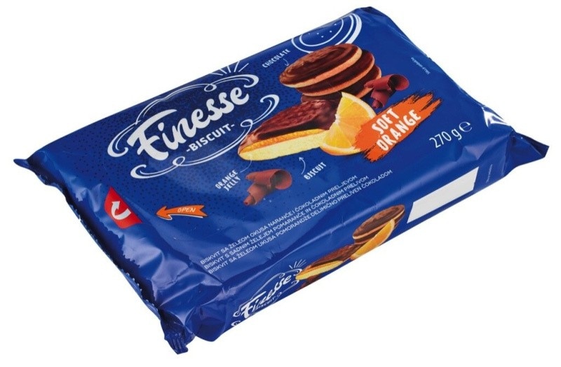 Keksi Finesse 270 g Akcija v trgovini Mercator