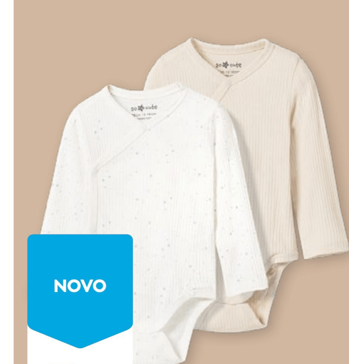 So cute Komplet 2 bodijev za dojenčke 2 bodijev - Akcija v trgovini Pepco