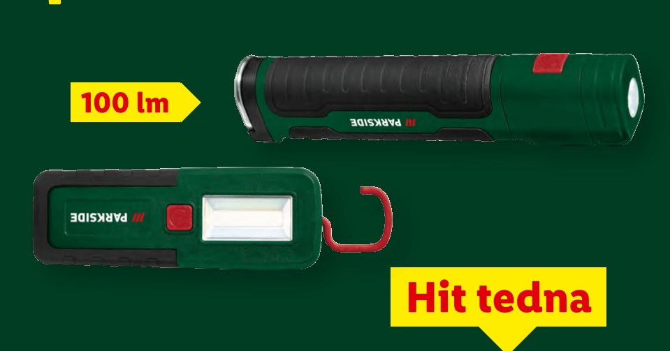 Parkside Akumulatorska LED-svetilka - Akcija v trgovini Lidl