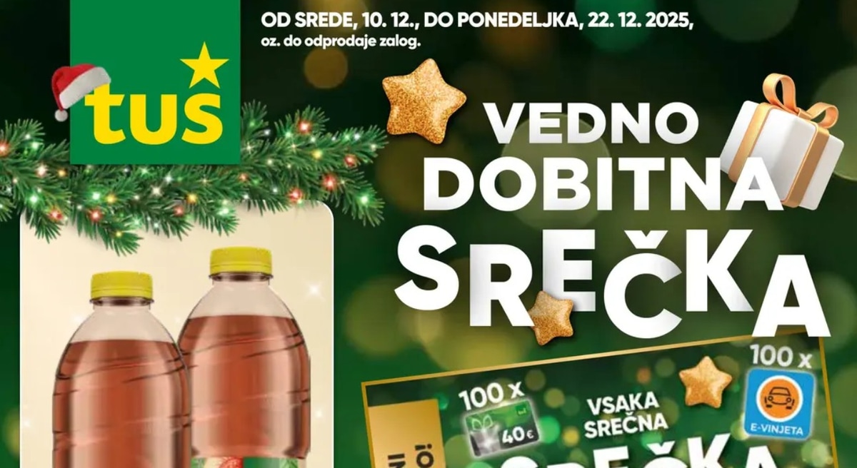 Tuš katalog Akcijska ponudba od 10.12. do 22.12.2025