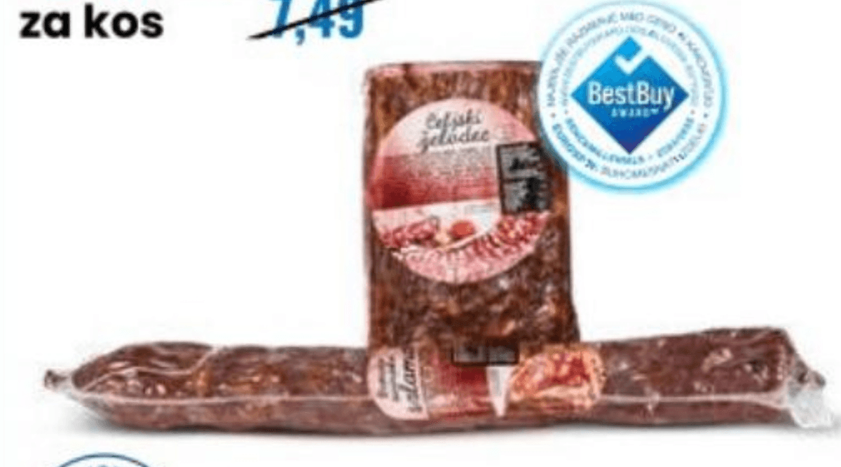 BestBuy Celjski želodec/Domača Savinjska salama 500 g - Akcija v trgovini Eurospin