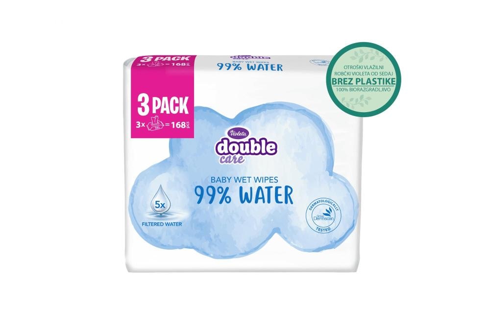 Violeta Otroške vlažilne robčke - Akcija v trgovini Tuš