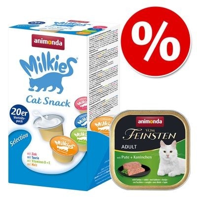 Animonda Cat Milkies prigrizki za mačke 20 x 15 g Akcija v trgovini Mueller