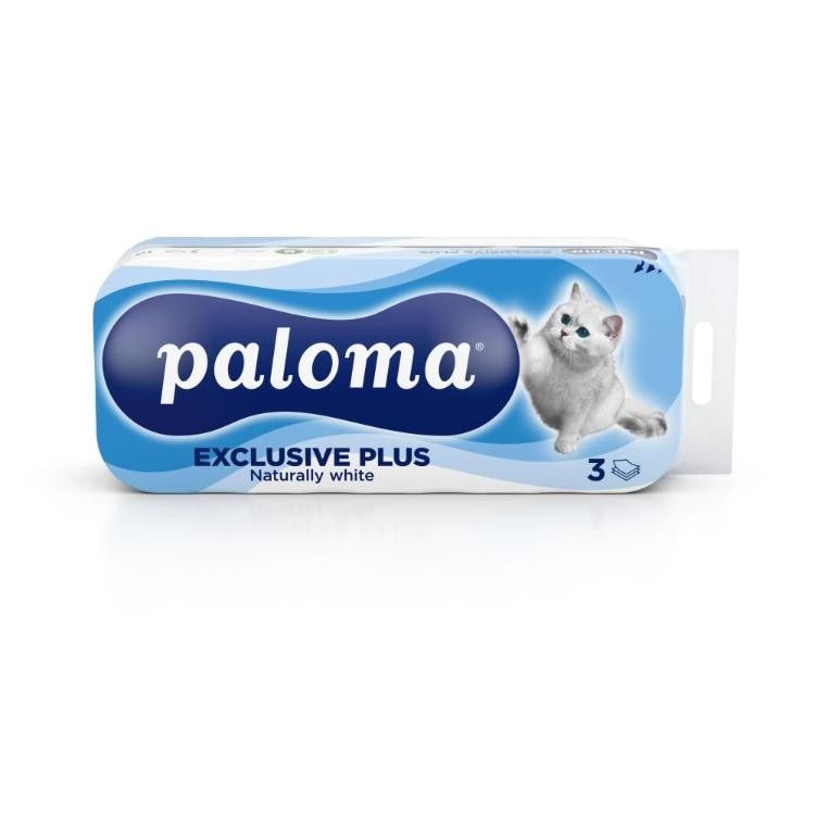 Toaletni papir Paloma Exclusive Plus 10 rolic Akcija u trgovini Mercator