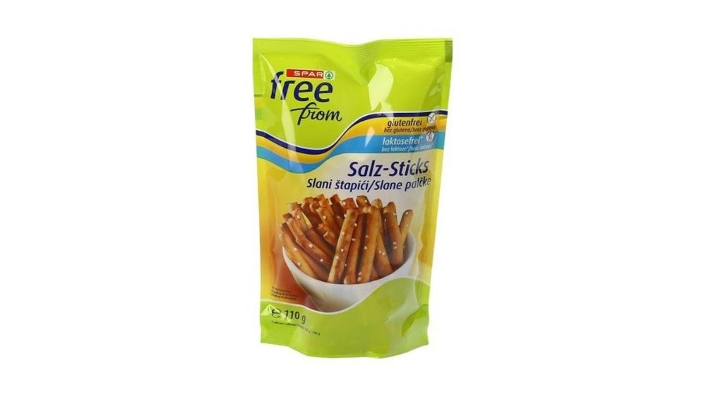Spar free from slane palčke 110 g Akcija v trgovini Spar