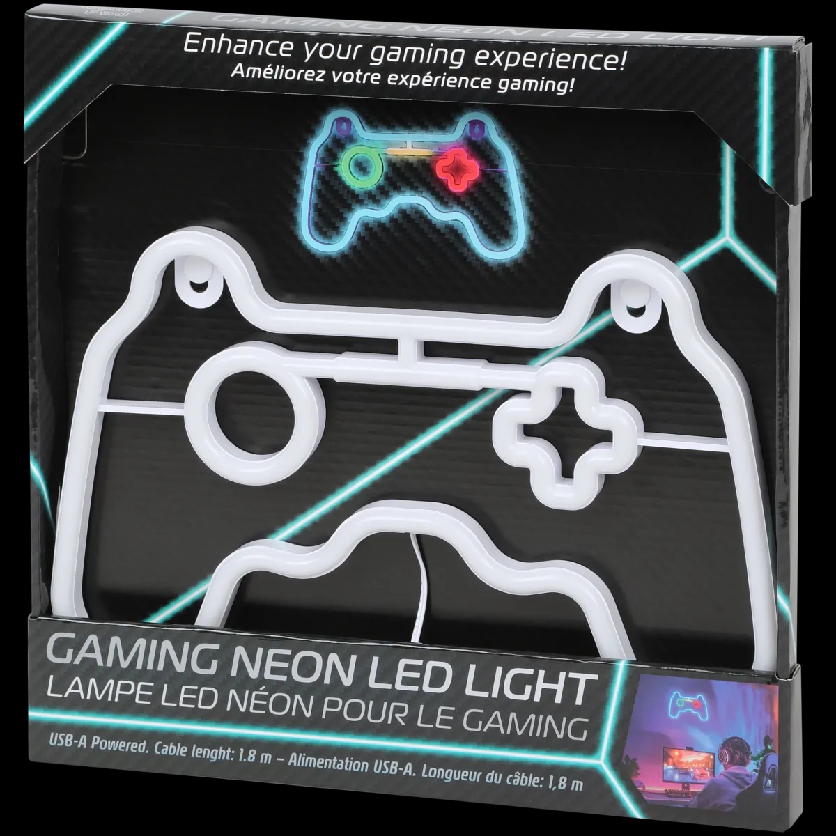 Neonska LED svetilka za gaming Akcija v trgovini Action
