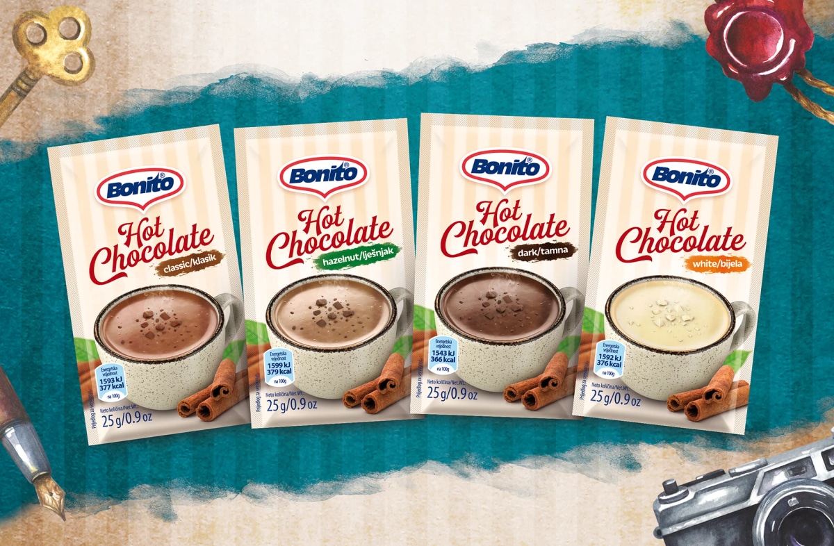 Vroča Čokolada Bonito 10/1, 25 g - Akcija v trgovini Jager