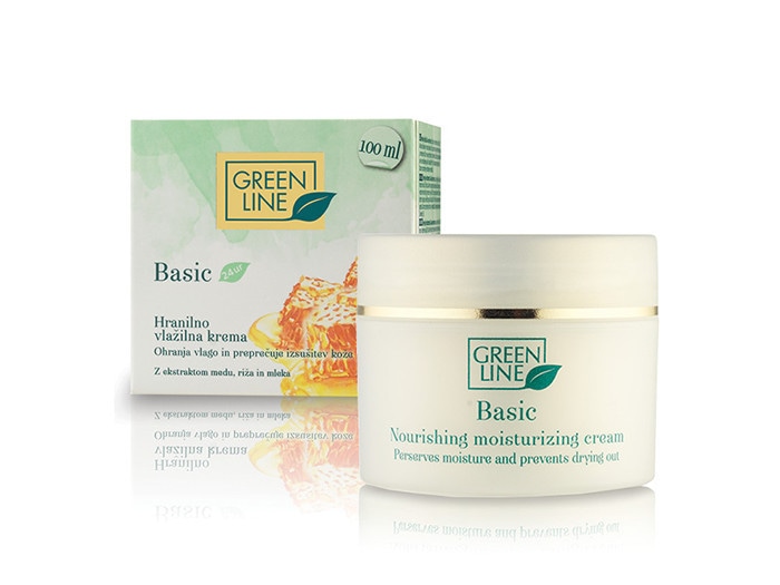 Green Line Basic Hranilno vlažilna krema 100 ml - Akcija v trgovini Tuš