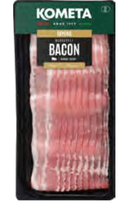 Hamburška slanina Kometa 180 g - Akcija v trgovini Jager