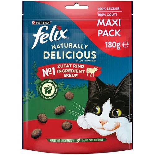 FELIX prigrizki za mačke MAXI PACK 180g, JUMBO PACK 330ge - Akcija v trgovini Mueller