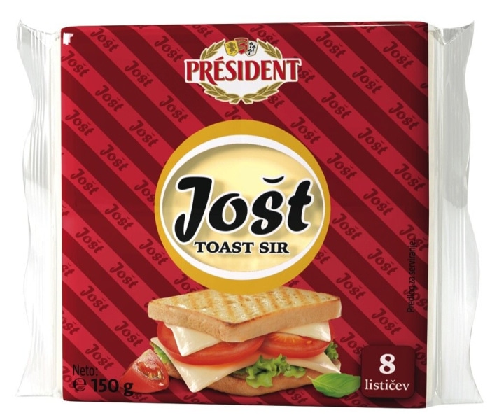 Jošt Toast Sir Président 150 g - Akcija v trgovini E.Leclerc