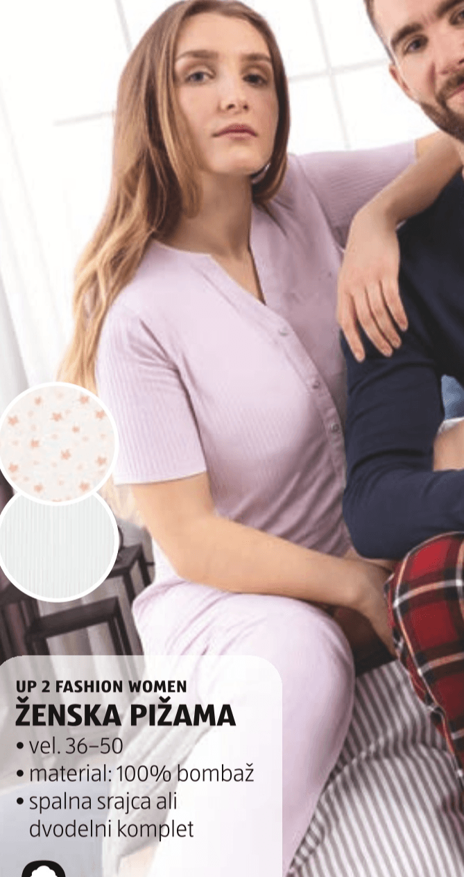 UP 2 Fashion Women Ženska pižama - Akcija v trgovini Hofer