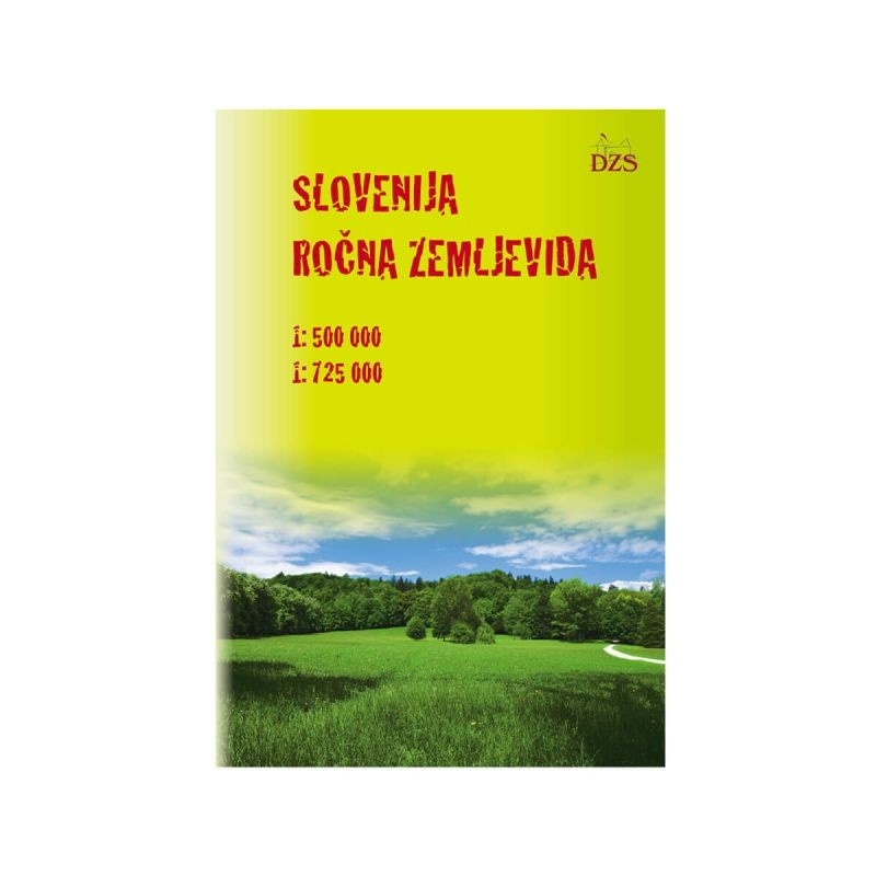 Ročna zemljevid Slovenije DZS Akcija v trgovini E.Leclerc