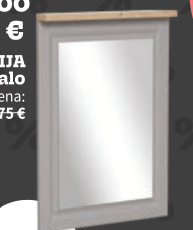 JULIJA ogledalo - Akcija v trgovini Prima