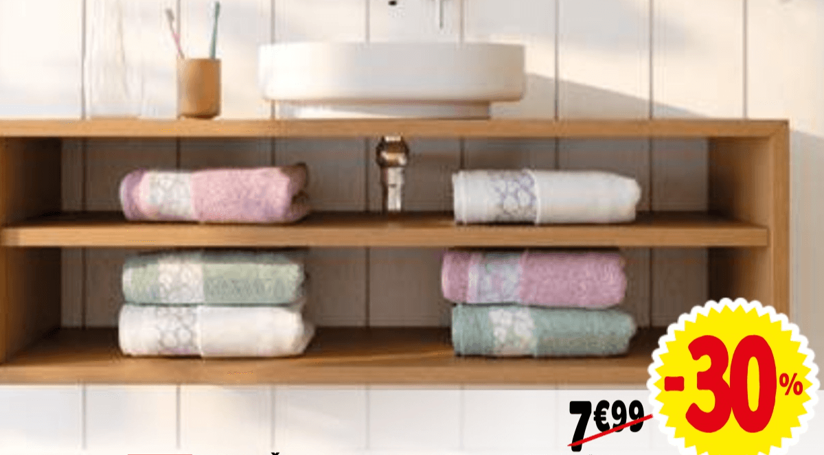 Brisača "Herbier" 50 x 100 cm Tisjala - Akcija v trgovini E.Leclerc