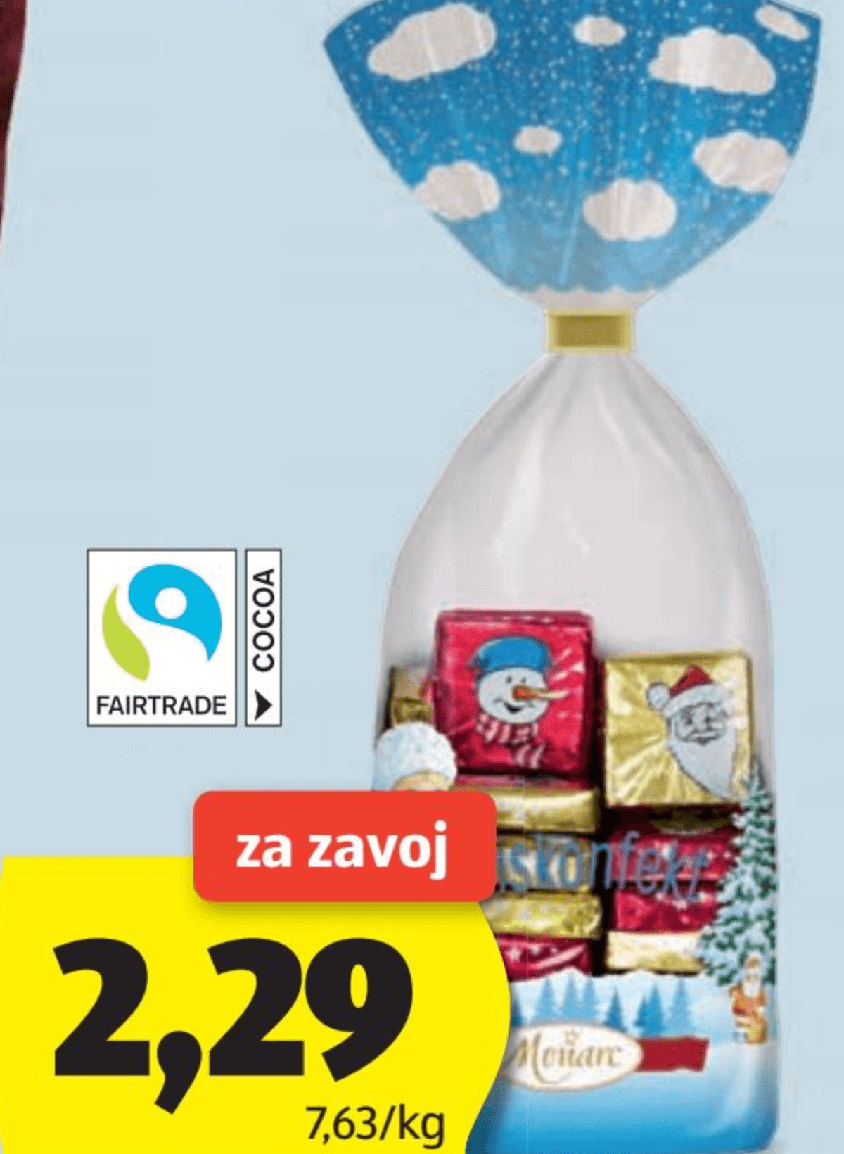 Monarc Ledeni pralineji 300 g - Akcija v trgovini Hofer