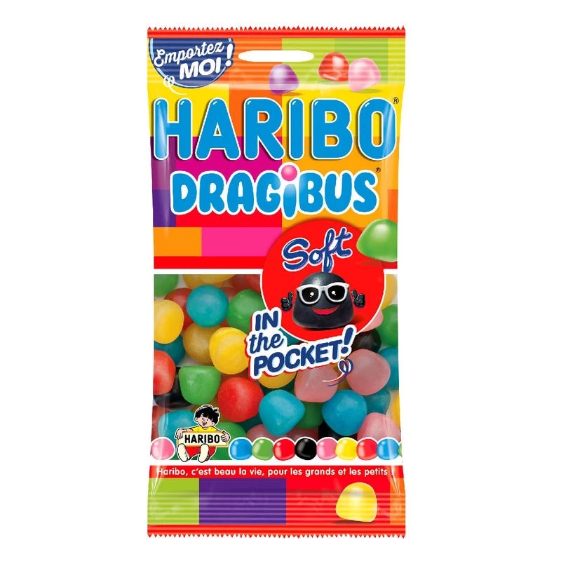 Mehki bonboni Haribo Dragibus 150 g - Akcija v trgovini Jager