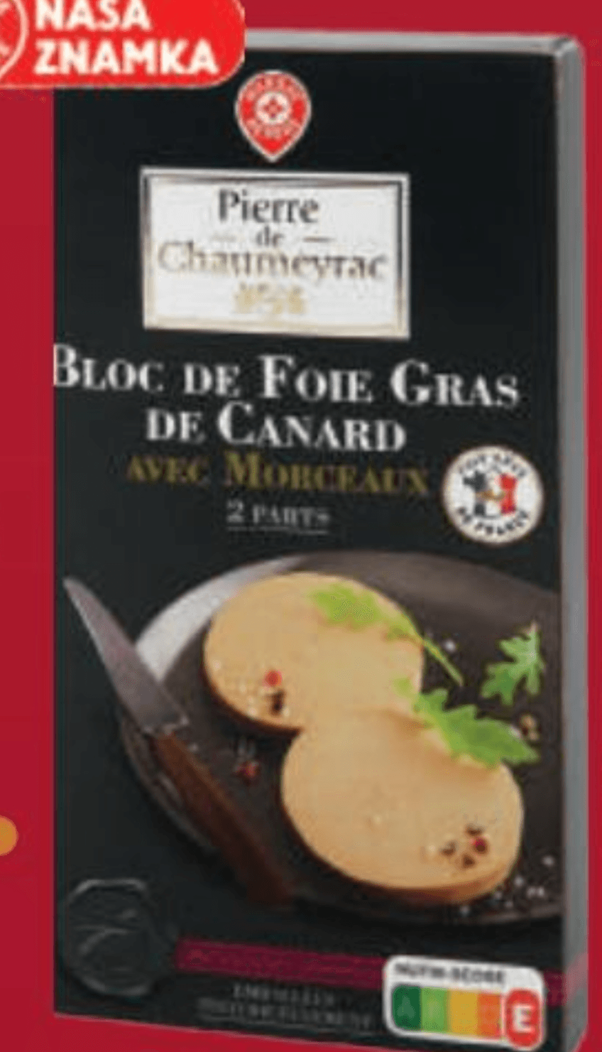 RAČJA JETRA 2x 40 g Pierre de Chaumeyrac - Akcija v trgovini E.Leclerc