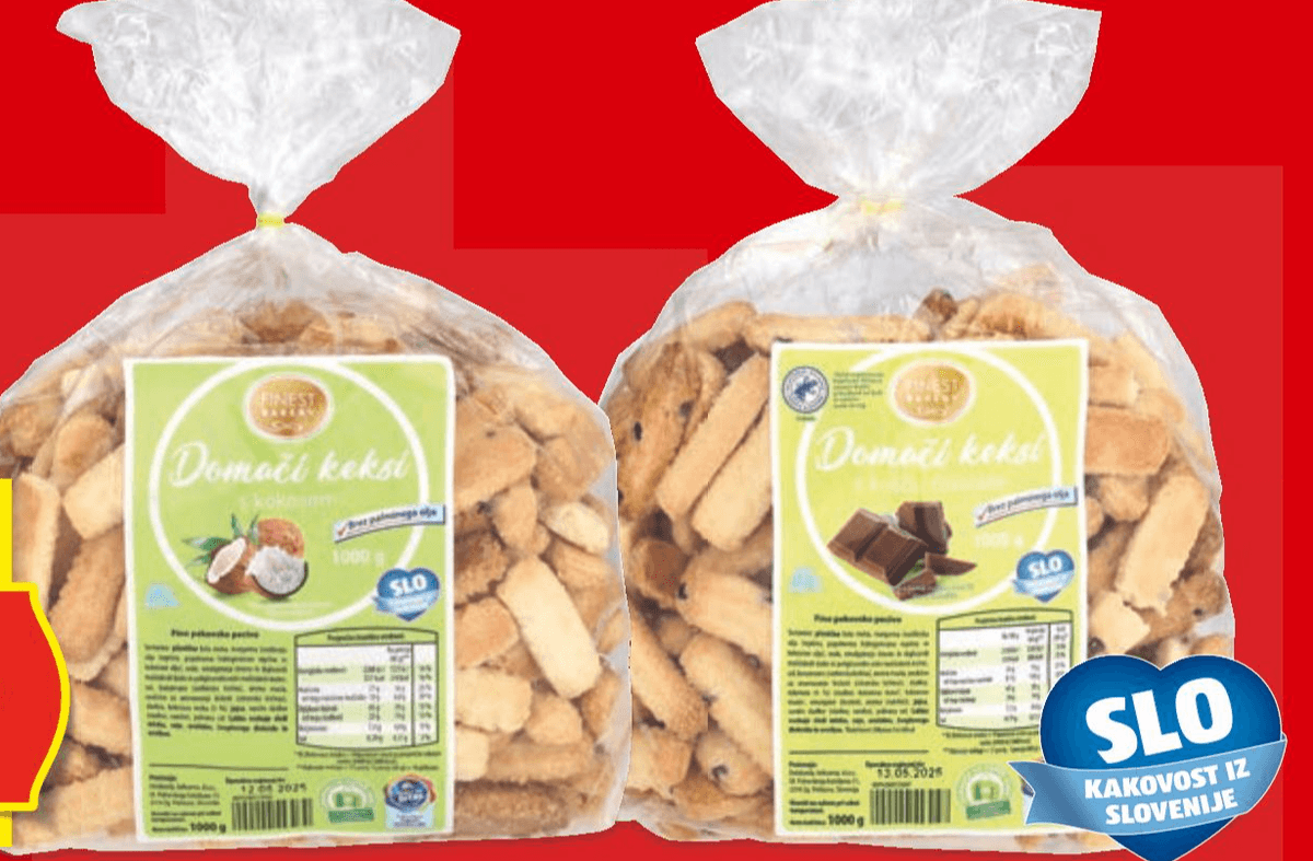 Finest Bakery Domači keksi 1 kg - Akcija v trgovini Hofer