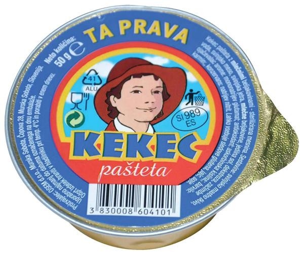 Pašteta Kekec Junior 50 g Akcija v trgovini Mercator