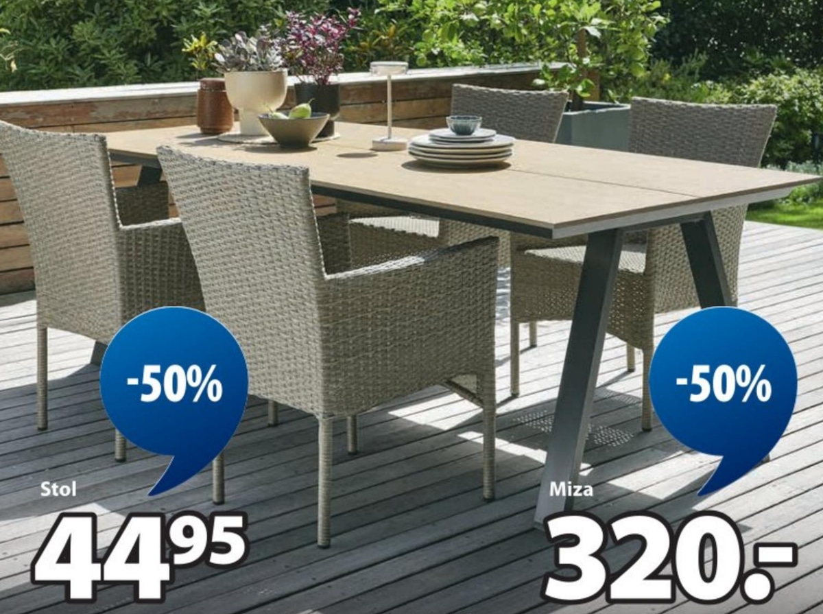 Vrtna miza FAUSING - Akcija v trgovini Jysk