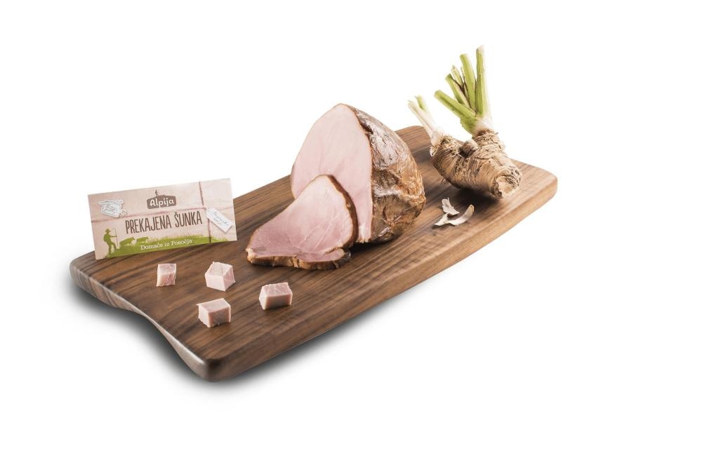 Prekajena šunka Alpija - Akcija v trgovini Mercator