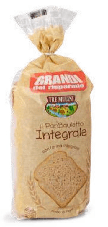 Polnozrnati kruh 600 g TRE MULINI - Akcija v trgovini Eurospin