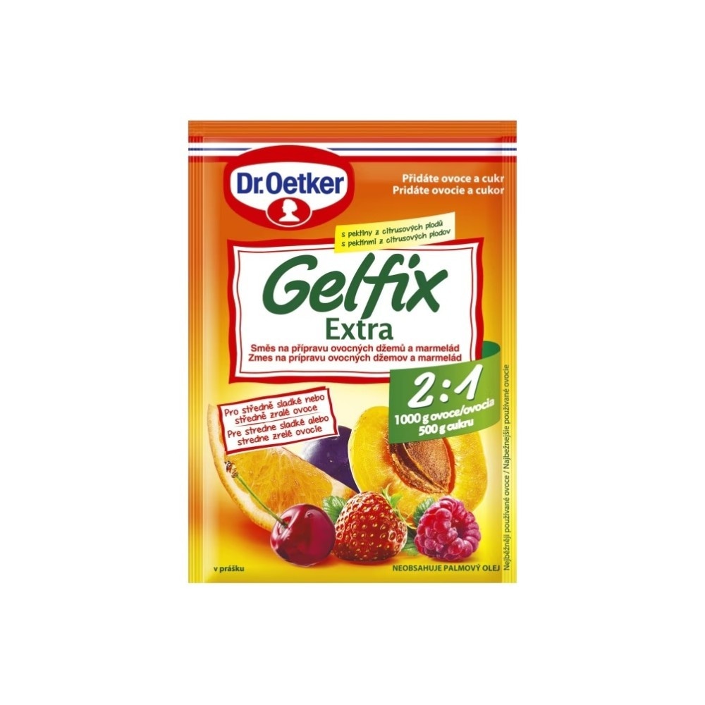 Želirno sredstvo Gelfix Extra 2:1 Dr. Oetker 25 g Akcija v trgovini E.Leclerc