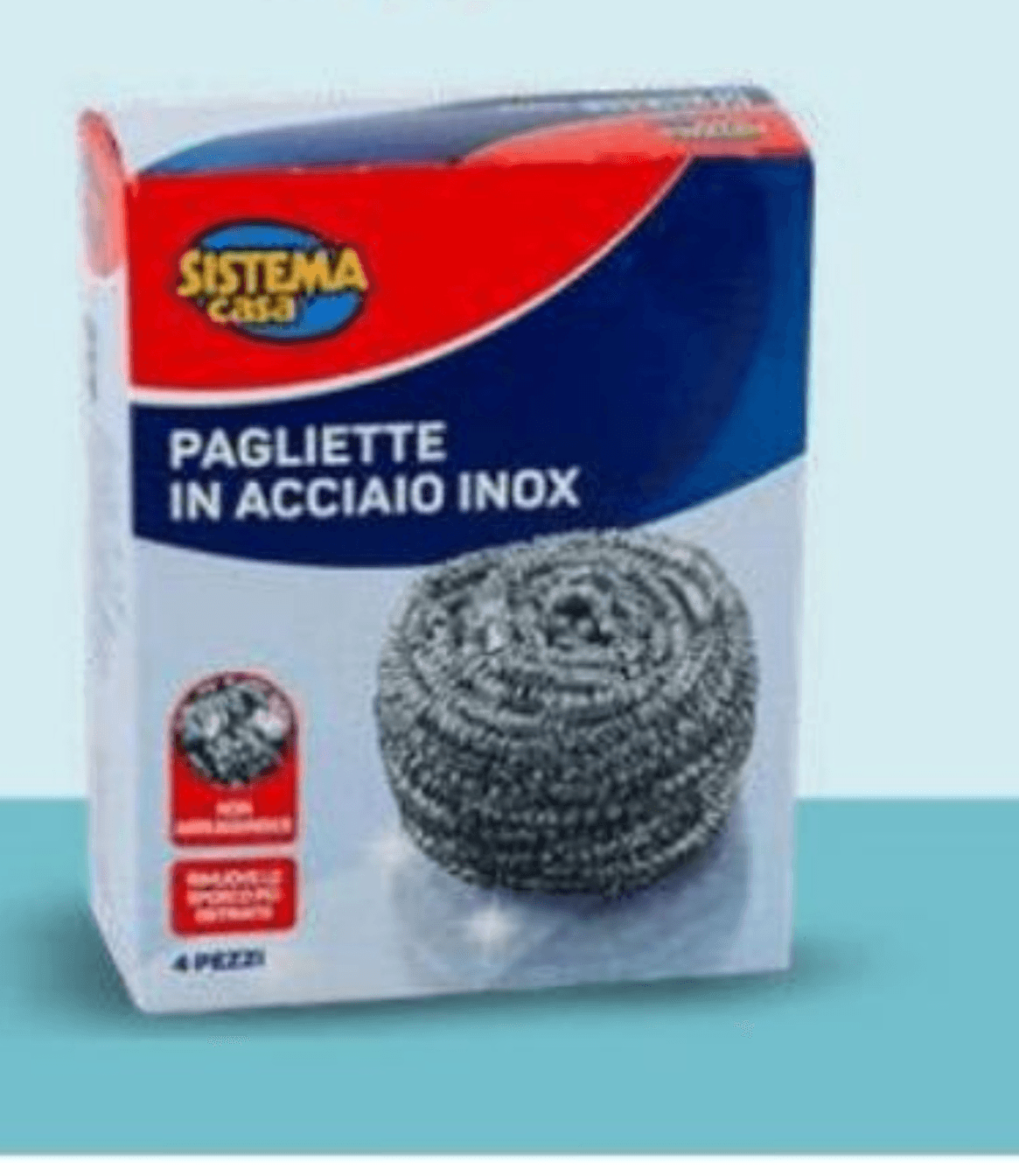 Gobice iz nerjavnega jekla Sistema Casa 4 kosi - Akcija v trgovini Eurospin