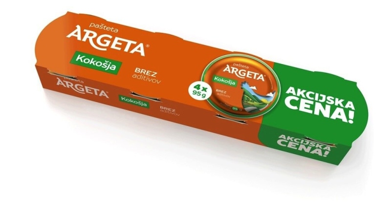 Kokošja pašteta Argeta 4 x 95 g - Akcija v trgovini Tuš