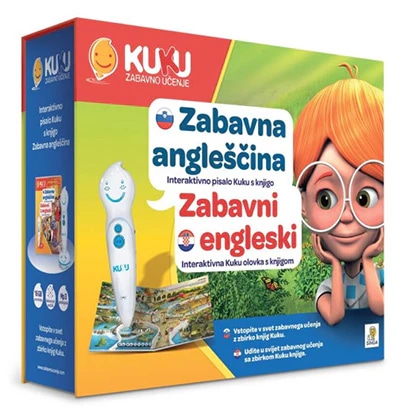 Interaktivno pisalo Kuku s knjigo - Zabavna angleščina 1 kos - Akcija v trgovini Mueller