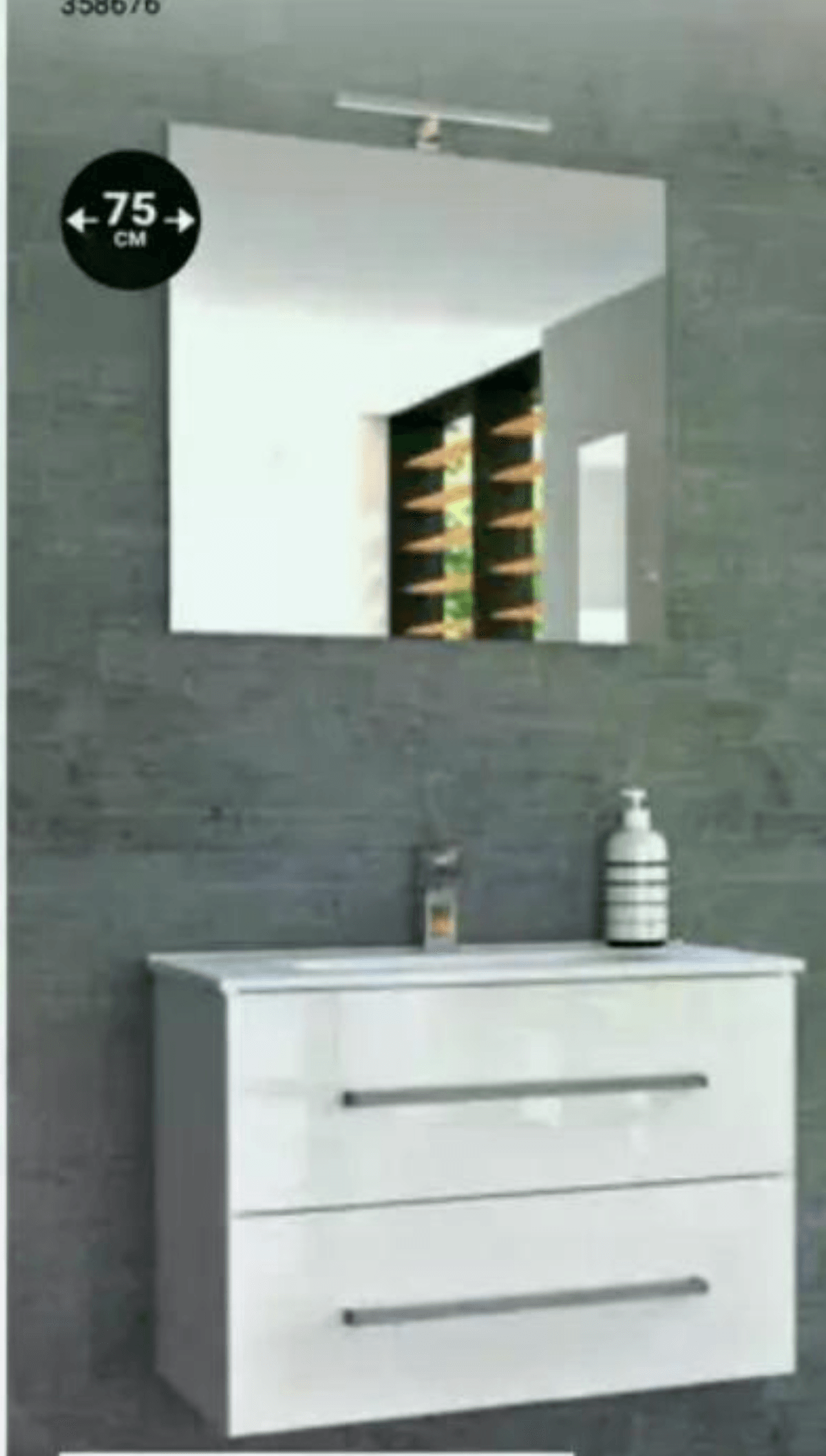 Kopalniška omarica MARY 75 75 cm - Akcija v trgovini Pevex