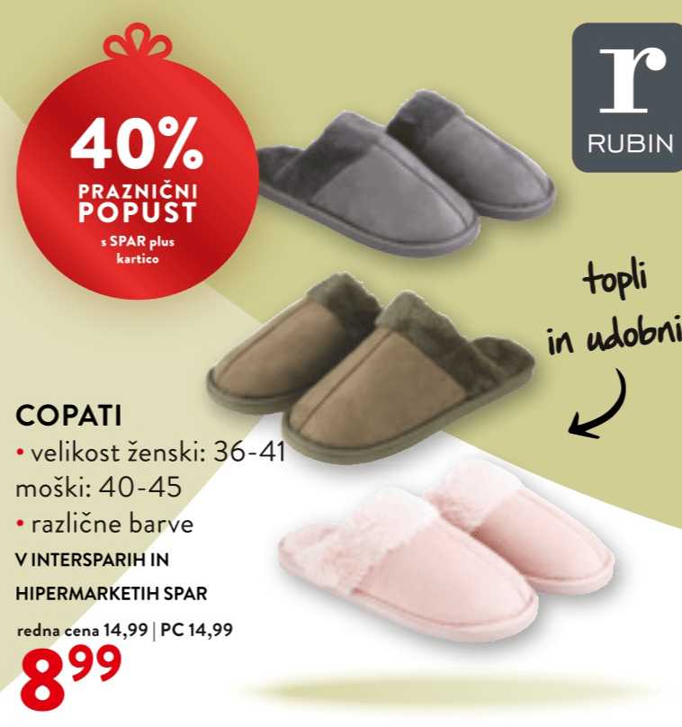 Copati Rubin - Akcija v trgovini Spar