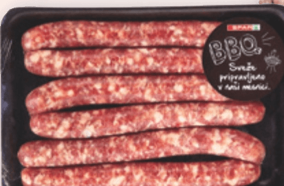 Klobasa za žar 1 kg SPAR - Akcija v trgovini Spar